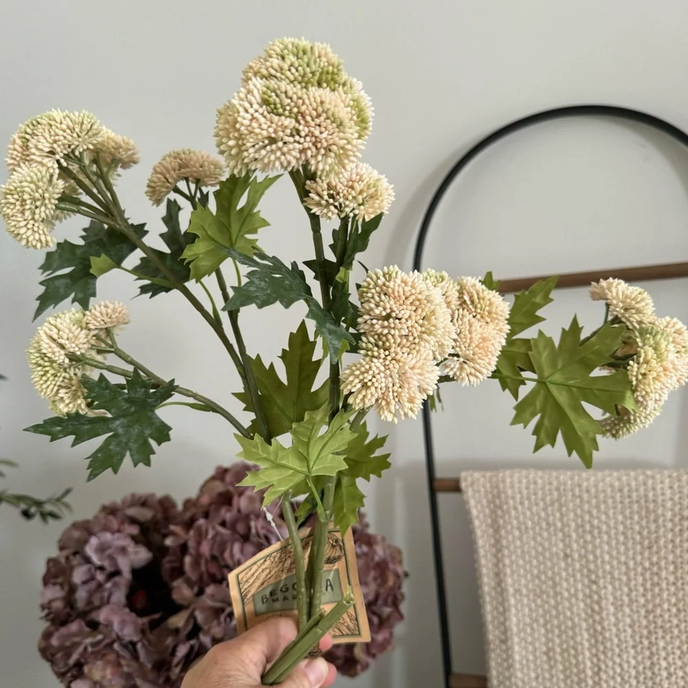 Set off 3 Faux Florals Bunch Begonia plant 28”